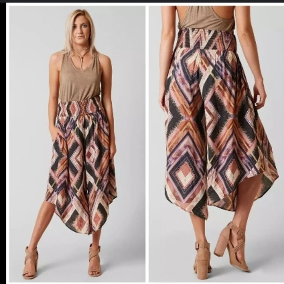 Free People Miranda Angular Pull On Wide Pants Size XS - Picture 2 of 13